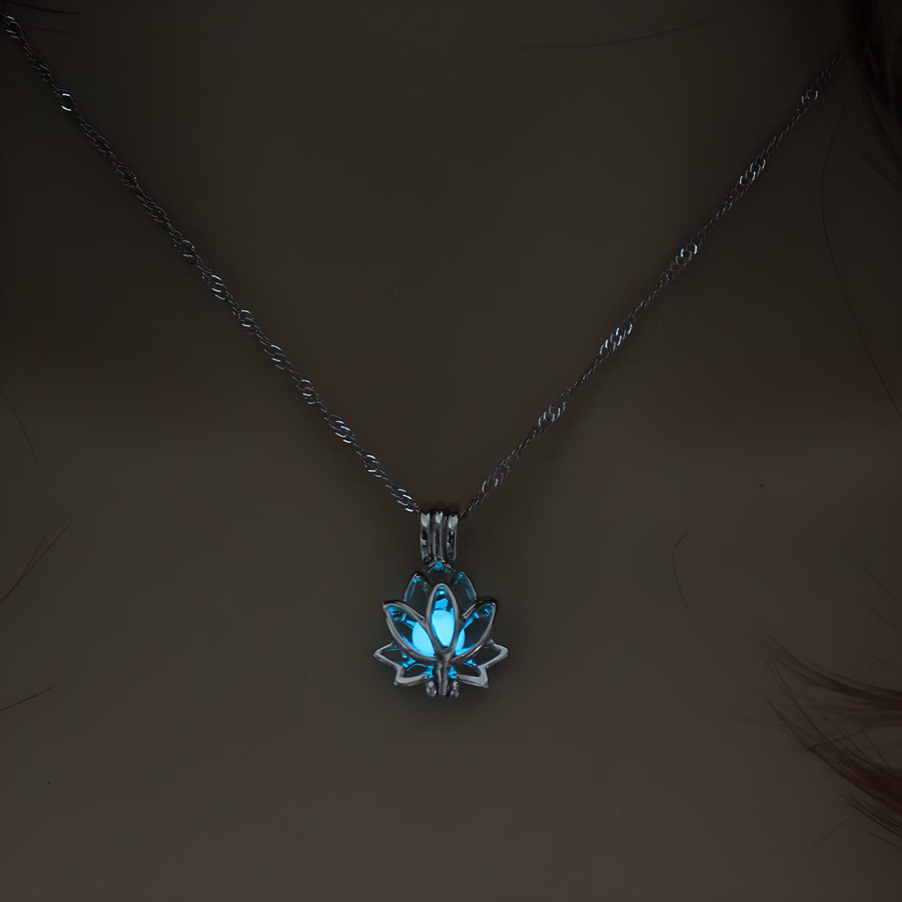 Lichtgevende Lotus Ketting