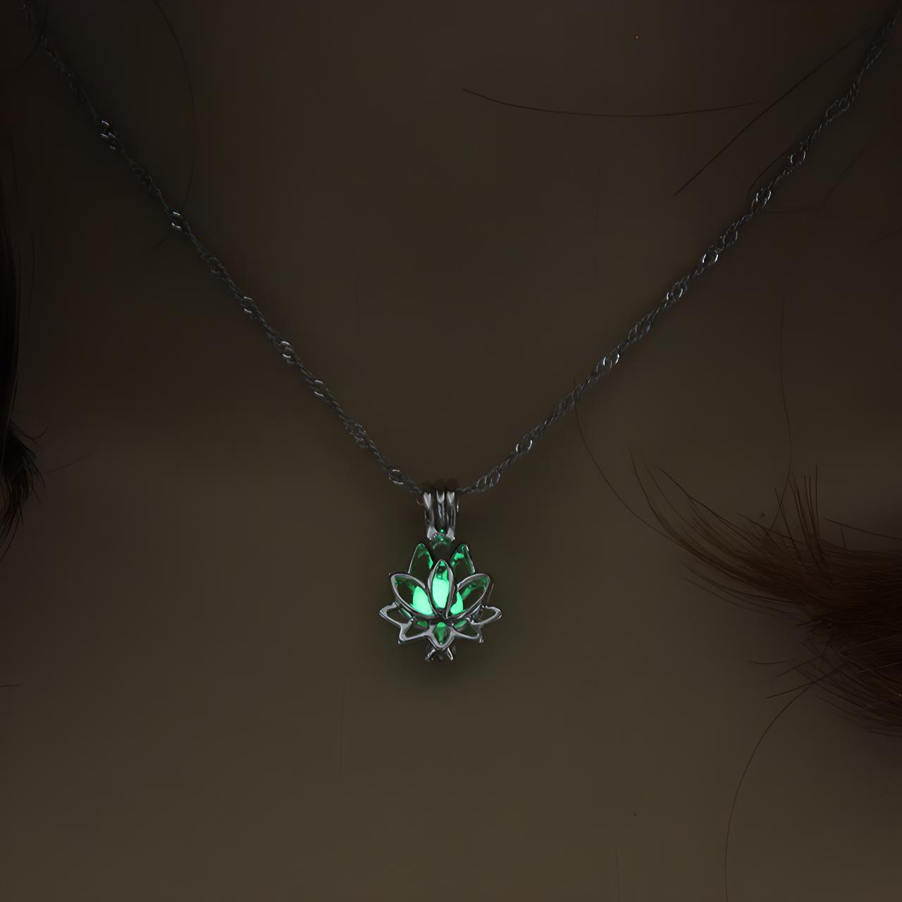 Lichtgevende Lotus Ketting