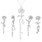 Personalized Birth Flower Necklace