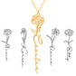 Personalized Birth Flower Necklace