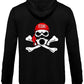 Sweat Noir à Capuche Tekno Pirate